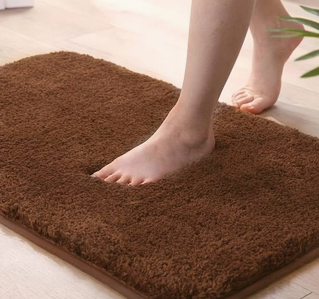 Thick Microfiber Bath Mat - Soft, Absorbent, Non-Slip - Perfect for Bathroom and Bedroom | Stornfield