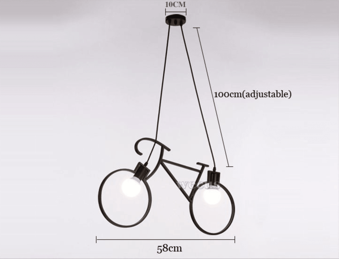 Modern Bicycle Nordic Style Droplight Chandelier Lamp | Stonrfield