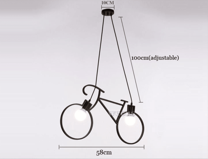 Modern Bicycle Nordic Style Droplight Chandelier Lamp | Stonrfield