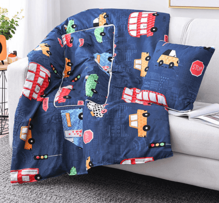 Stornfield | 2-in-1 Pillow Blanket Colorful Cartoon