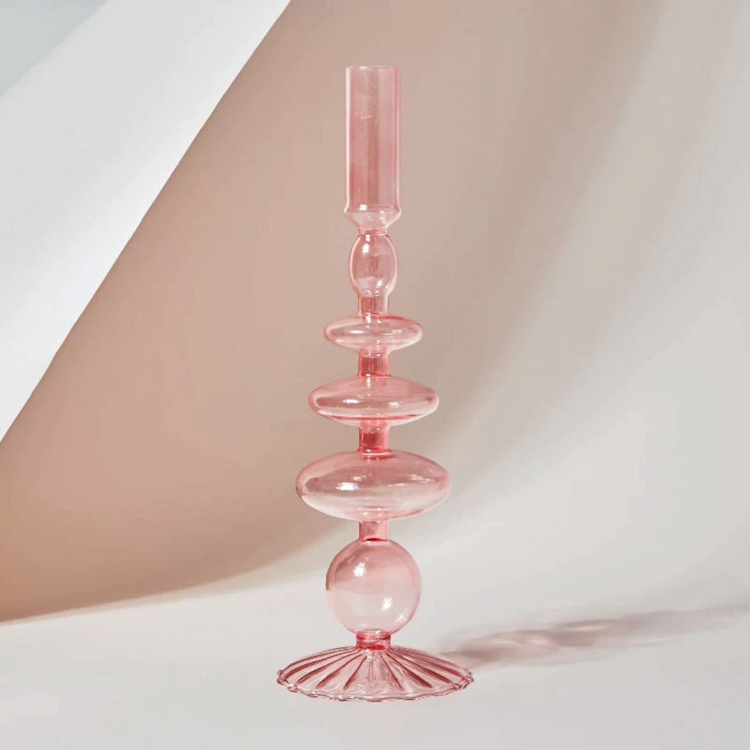 Modern Glass Trinket Dish - Baby Pink | Stornfield