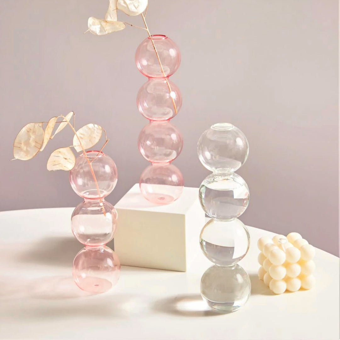 Modern Glass Trinket Dish - Baby Pink | Stornfield