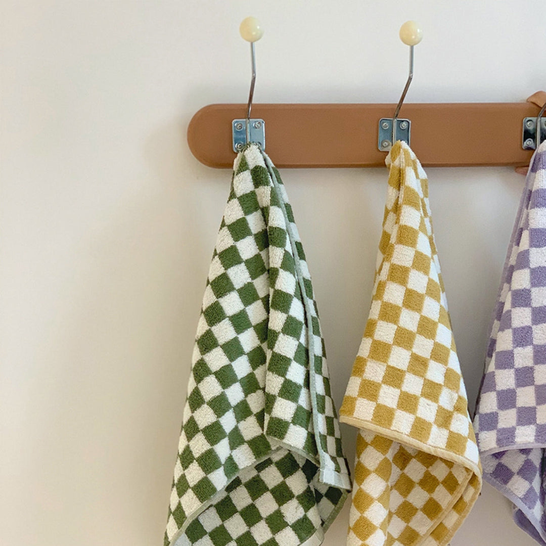 Striped and colorful checked towels | Stornfield