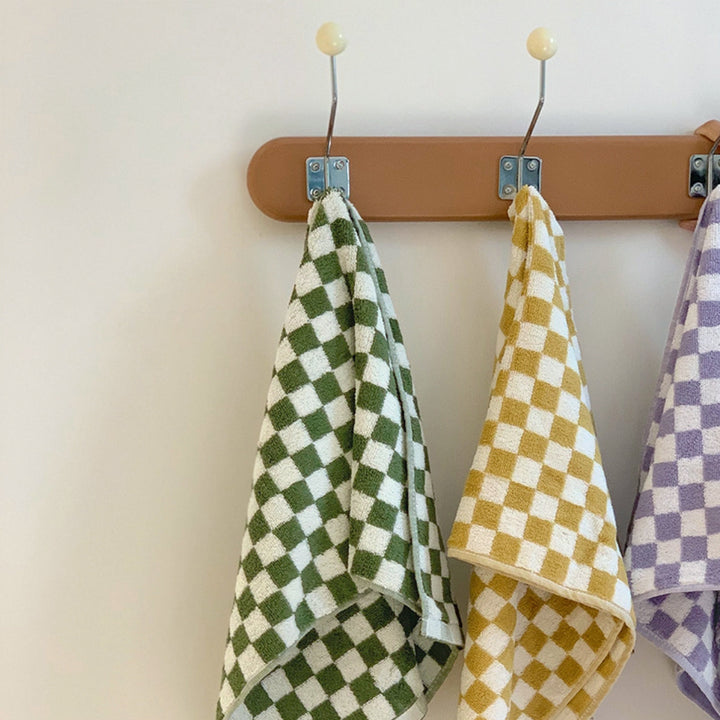Striped and colorful checked towels | Stornfield