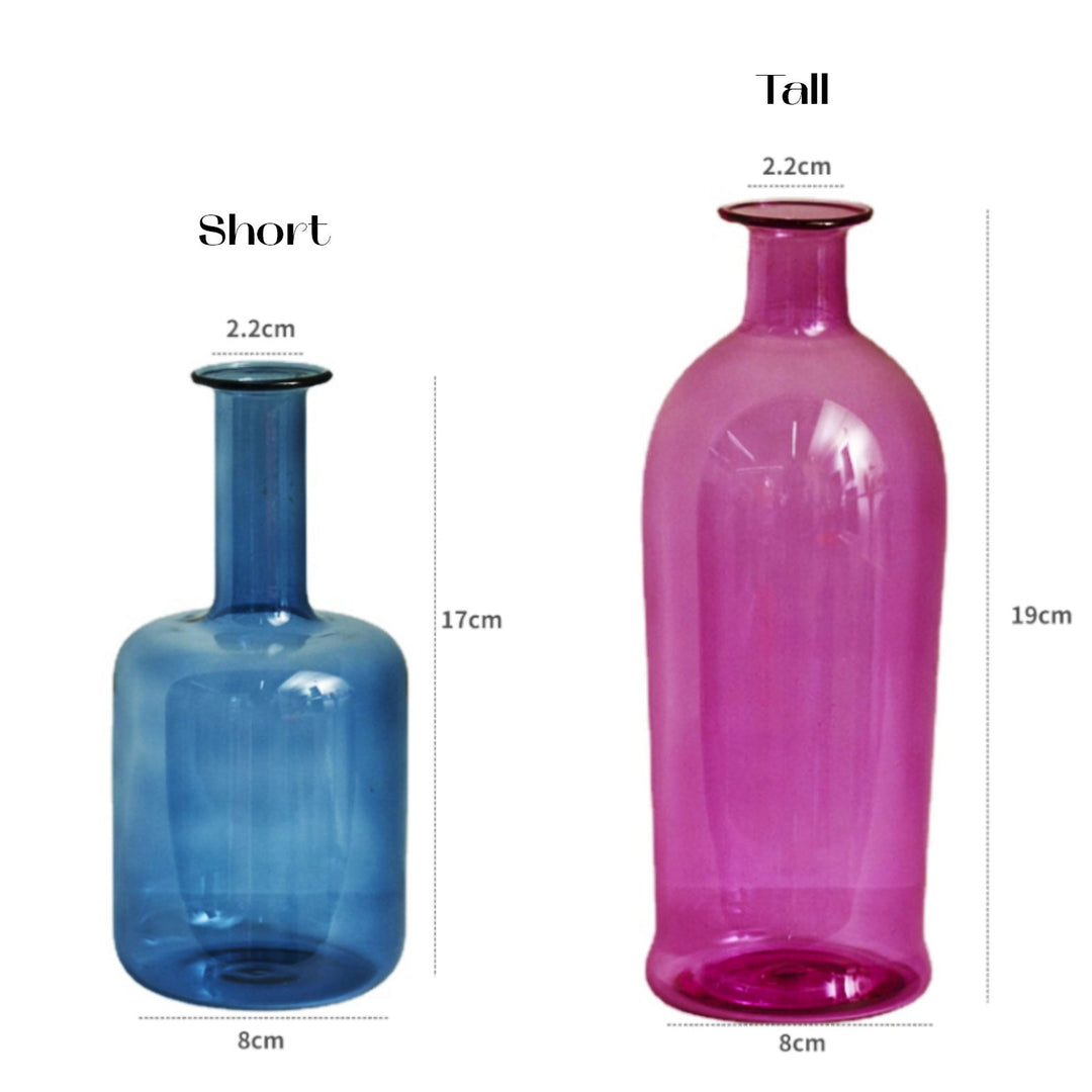 Bud Coloured Glass Vase | Stornfield