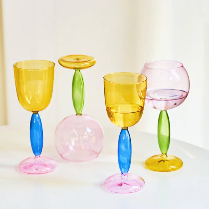 Stornfield | 3-Color Borosilicate Glass - Wine Glass