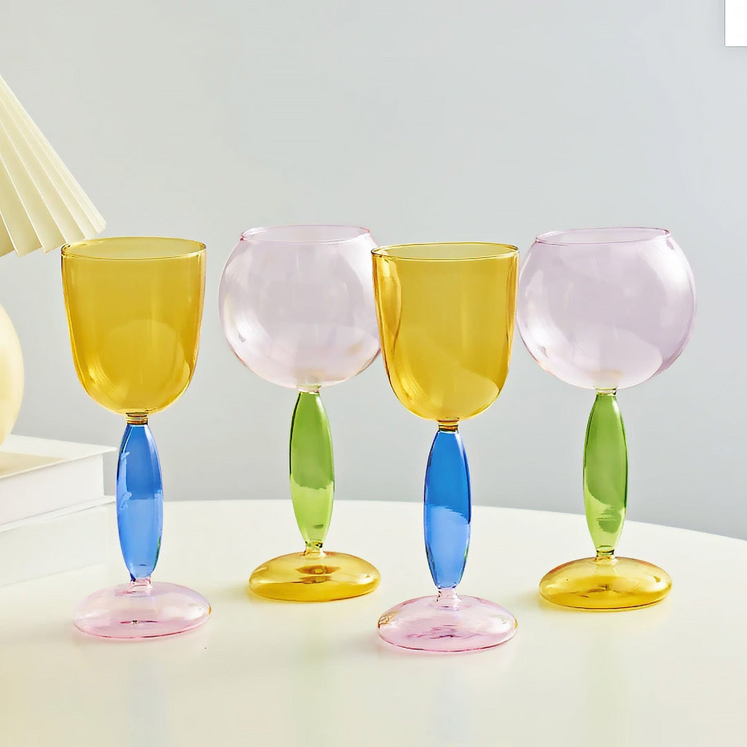 Stornfield | 3-Color Borosilicate Glass - Wine Glass