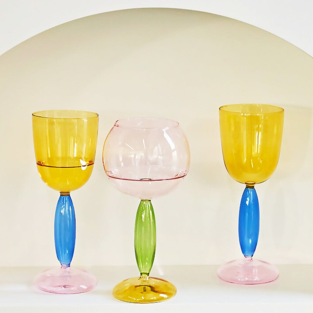 Stornfield | 3-Color Borosilicate Glass - Wine Glass