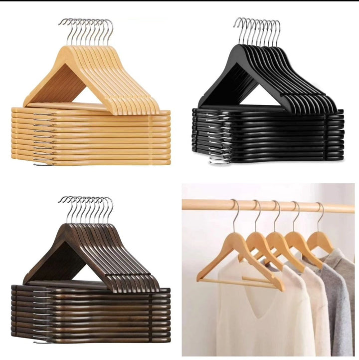 Stornfield | 10 wooden hangers