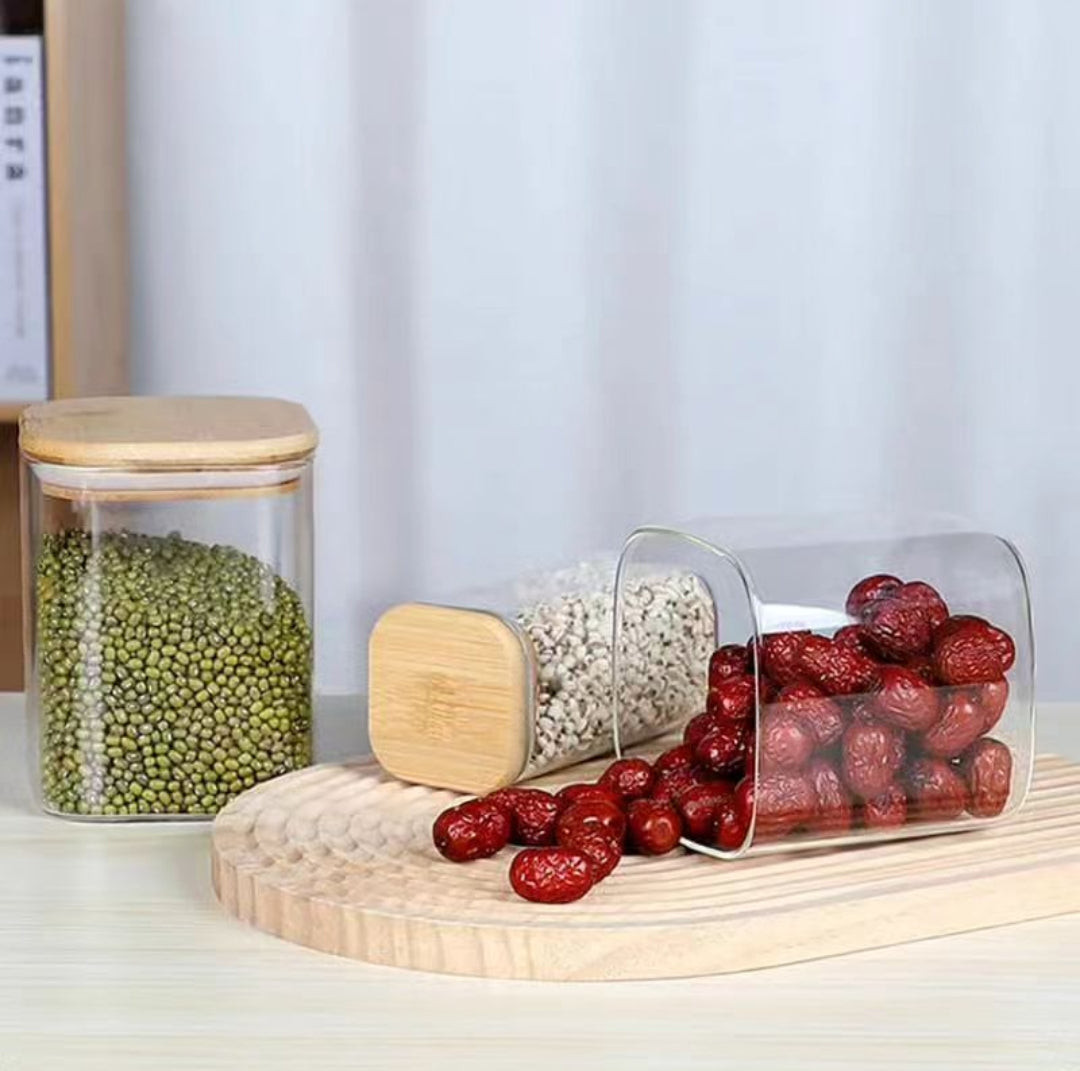 Stornfield | Set of 12 Glass Spice Jars
