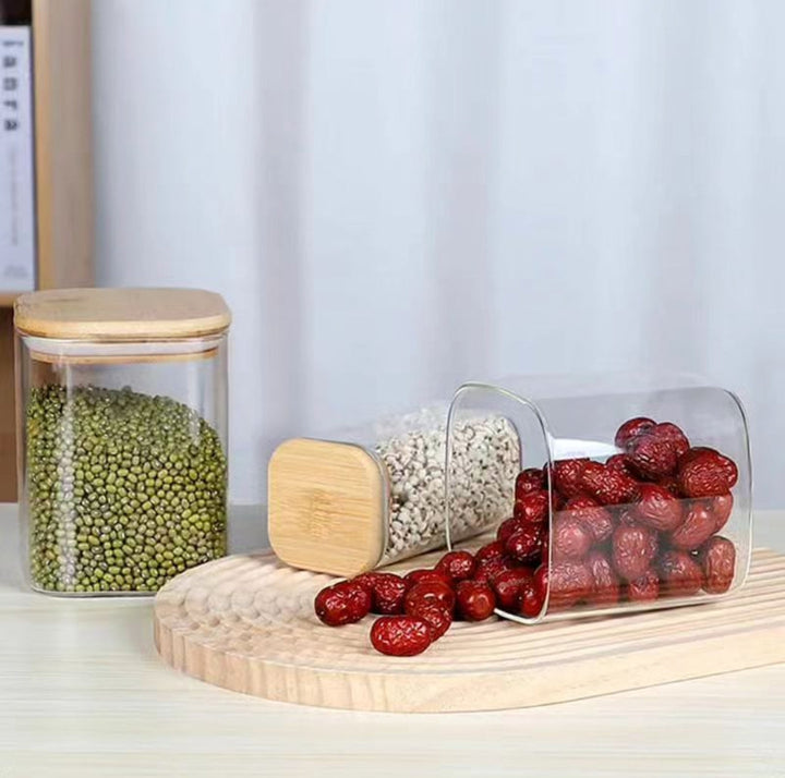 Stornfield | Set of 12 Glass Spice Jars