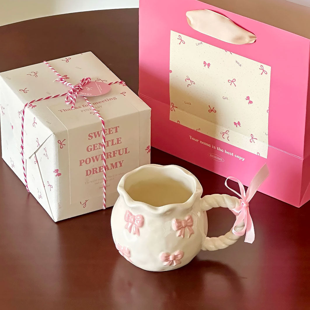 Band-embellished ceramic mug – Handmade elegance for coffee and tea lovers | Stornfield