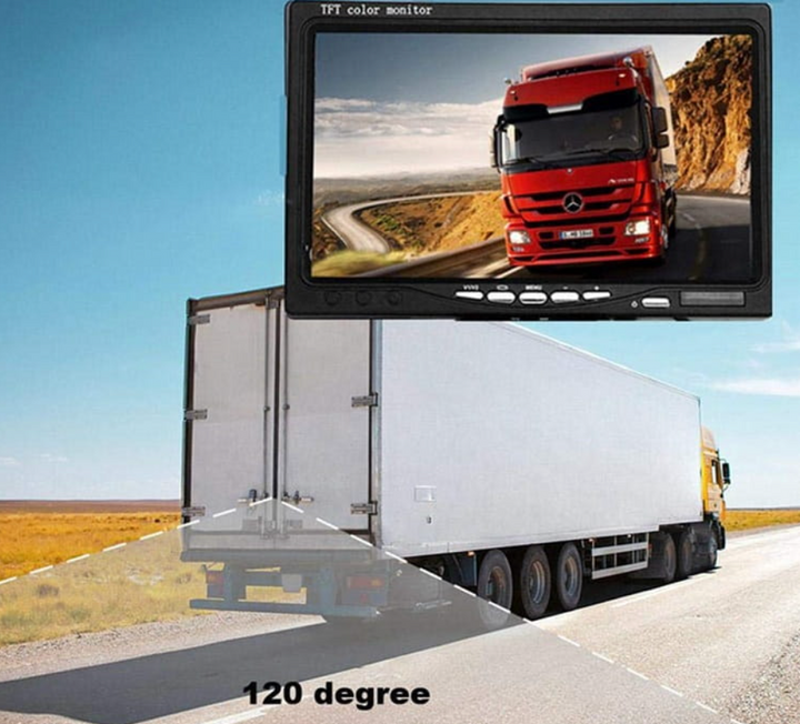 Stornfield | Trailer Truck RV Wireless Backup Camera System with 7" Screen & Wide-Angle View