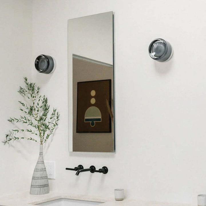 Stornfield | LumièreLux - Elegant Metal and Glass Dimple Wall Sconce