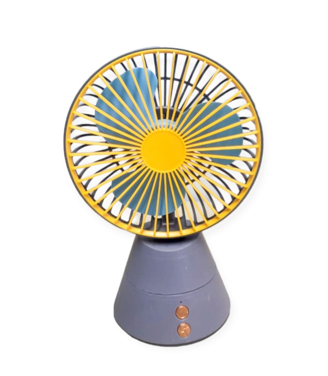 Rechargeable Mini  Table Fan Strong Wind And Shaking Head | Stornfield