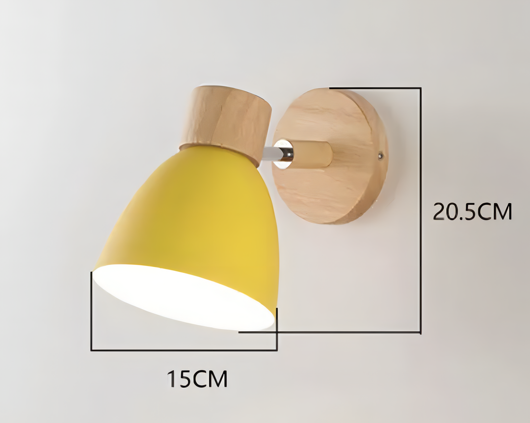 Stornfield | Frendorf - Nordic Modern Wooden Hanging Switch Wall Sconce