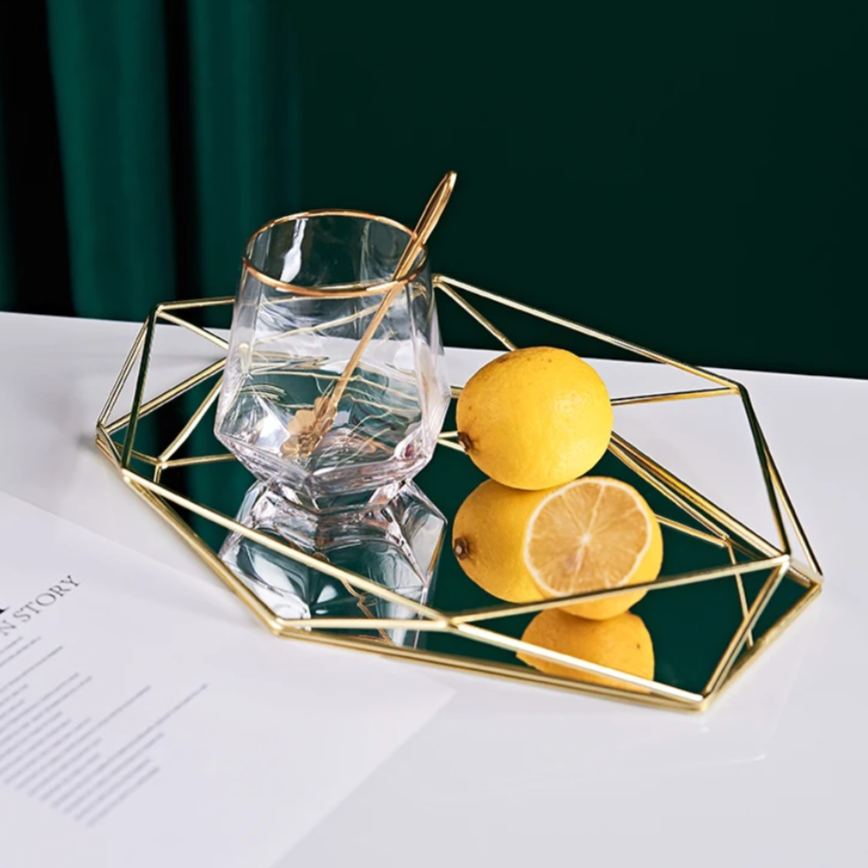 Polygon Glass Tray Stornfield
