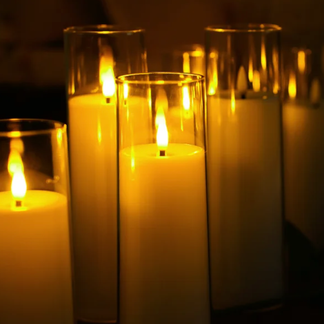 Flameless Acrylic Candle 9-Piece Set Stornfield