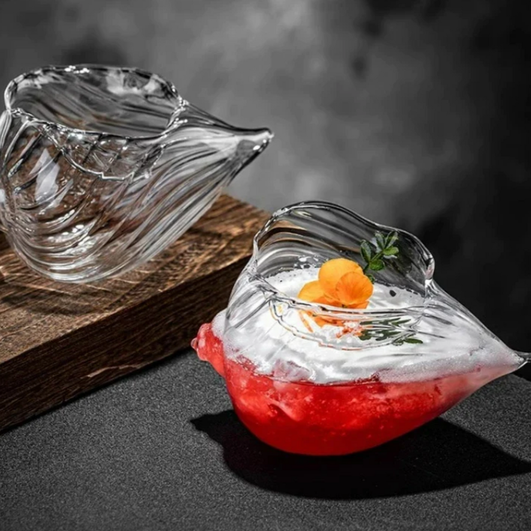 Conch Shell Glass 2-Piece Set Stornfield