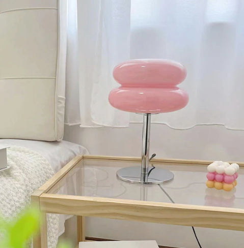 Stornfield | LueurRose – Retro Table Lamp with Dimmable LED and USB