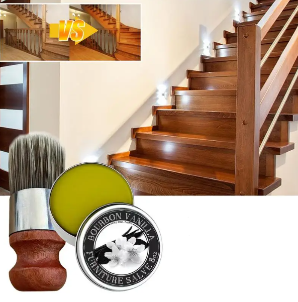 LeatherRevive | Leather furniture cream with brush wood | Stornfield