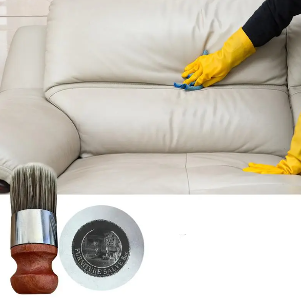 LeatherRevive | Leather furniture cream with brush wood | Stornfield