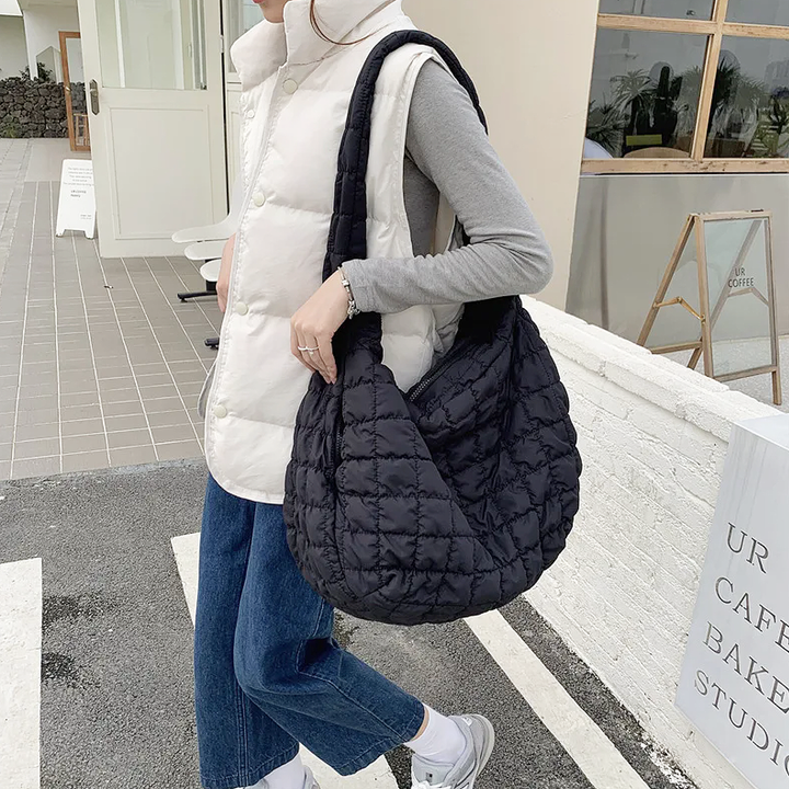 Stornfield | Cross Quilt X-Large Shoulder Bag