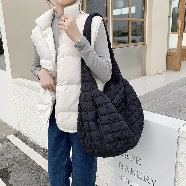 Stornfield | Cross Quilt X-Large Shoulder Bag