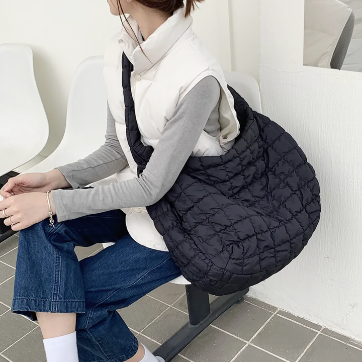 Stornfield | Cross Quilt X-Large Shoulder Bag