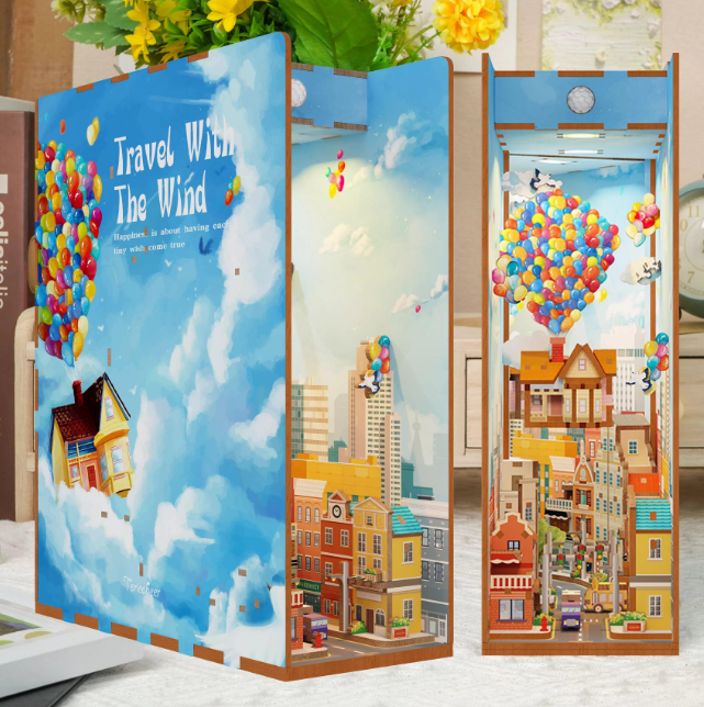 3D-Wood Puzzle DIY-Book Corner Kit | Stornfield