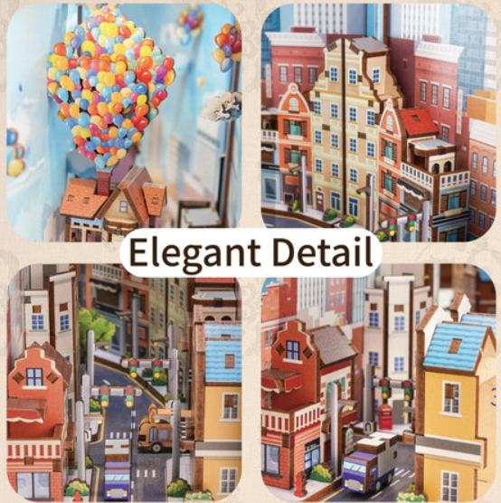 3D-Wood Puzzle DIY-Book Corner Kit | Stornfield