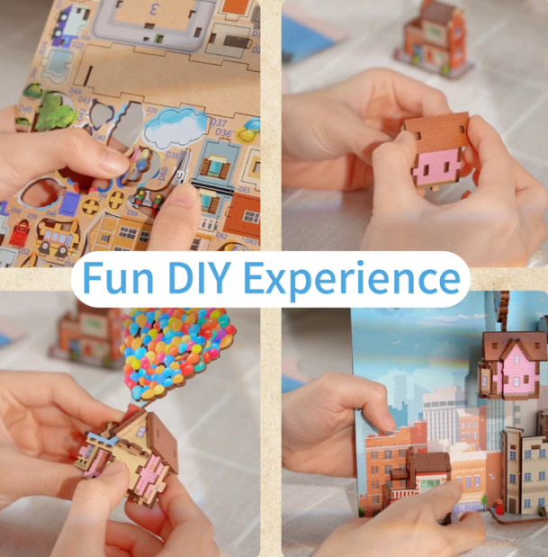 3D-Wood Puzzle DIY-Book Corner Kit | Stornfield