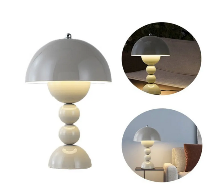 Stornfield | Dimmable Mushroom LED Table Lamp | USB Rechargeable