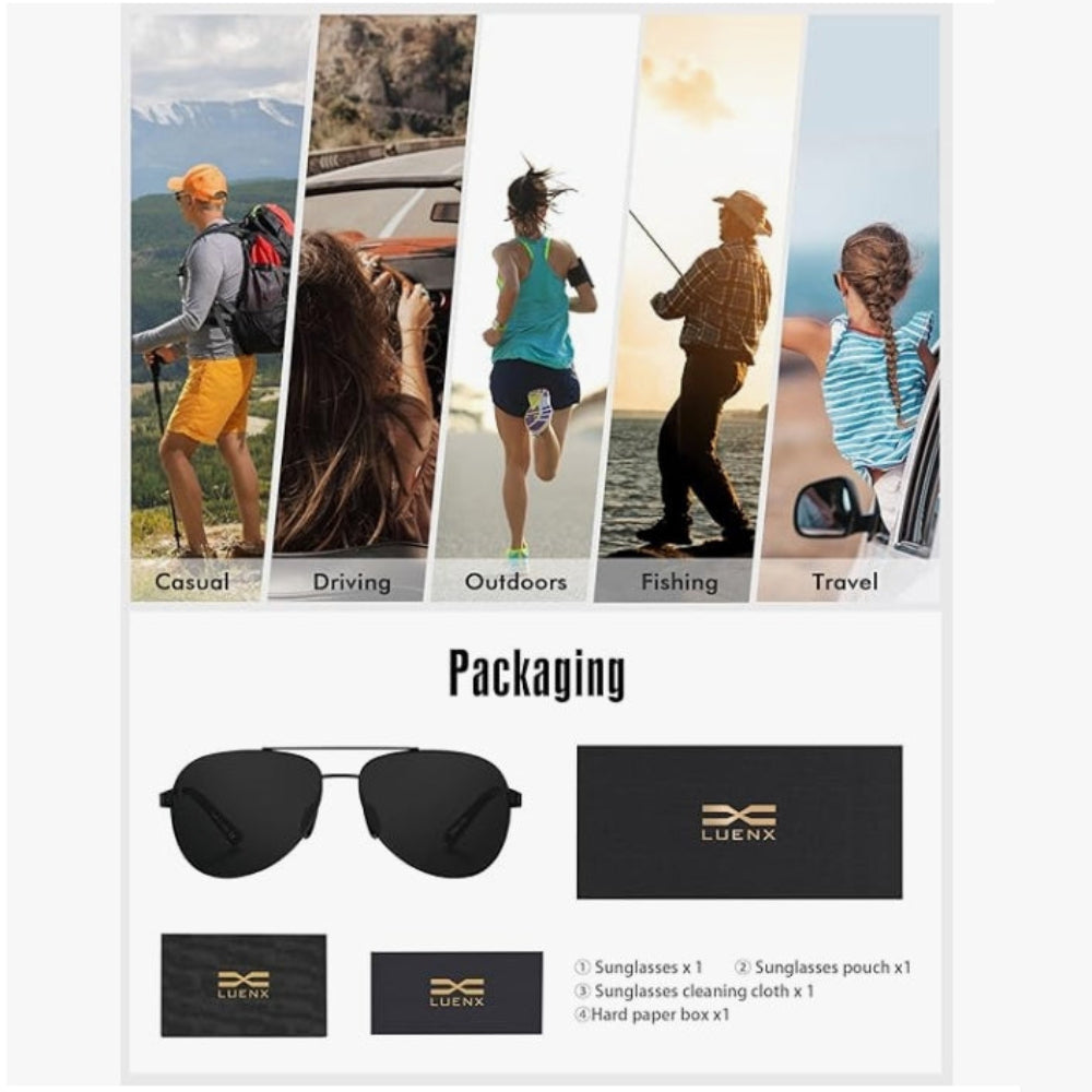 Pilot glasses with polarized lenses | Stornfield