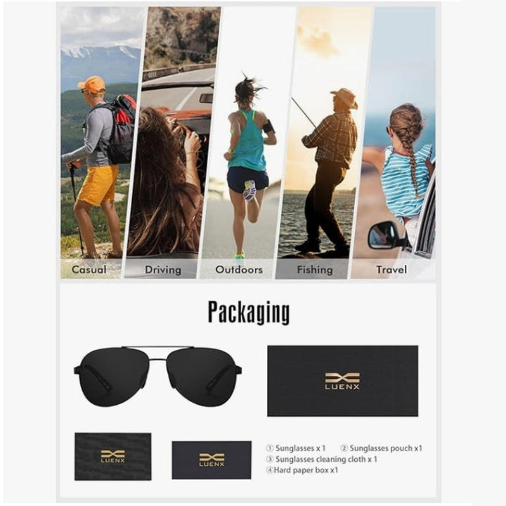 Pilot glasses with polarized lenses | Stornfield
