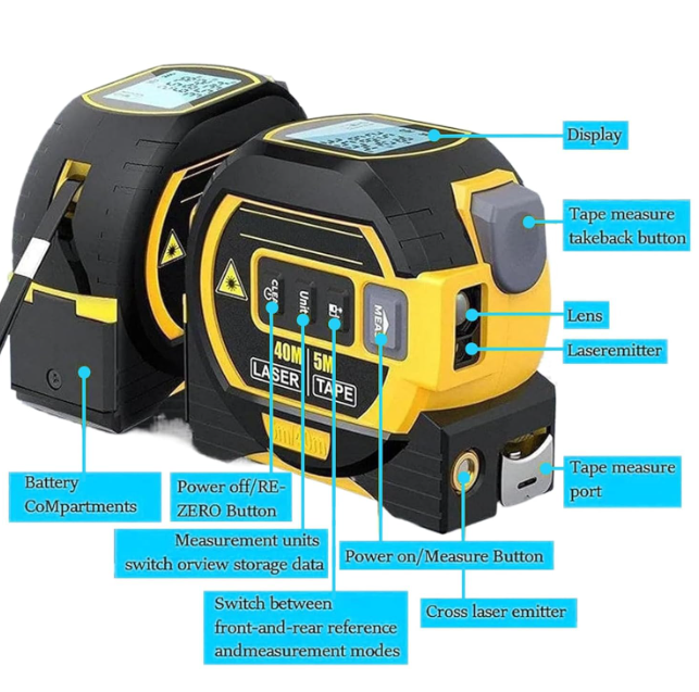 ProMeasure | Digital Laser Tape Measure | Stornfield