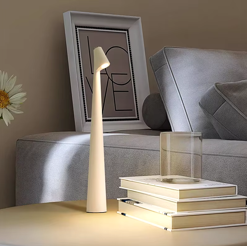 Stornfield | LumiLux Portable LED Touch Lamp – Rechargeable, Dimmable, and Slim Design