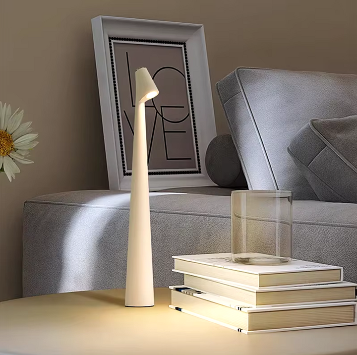Stornfield | LumiLux Portable LED Touch Lamp – Rechargeable, Dimmable, and Slim Design
