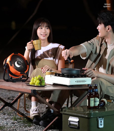 Riley 3-in-1 Camping Fan with LED and Powerbank – 20,000mAh Outdoor Fan with Hook & Remote Control | Stornfield