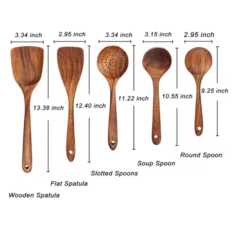 EcoWood – Luxurious wooden cookware set with Stornfield storage bucket