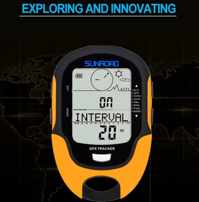 GPS Tracker Outdoor Black Orange | Stornfield