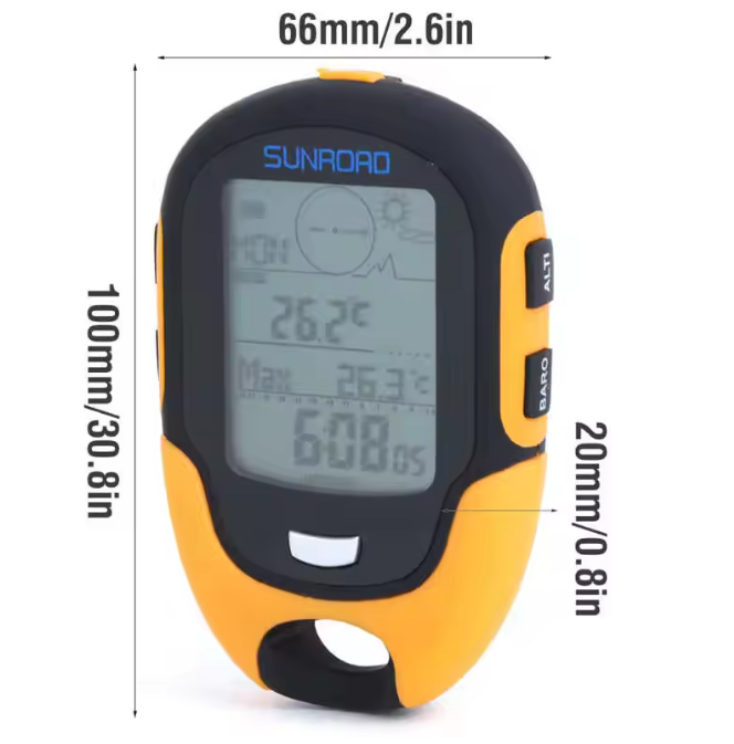GPS Tracker Outdoor Black Orange | Stornfield