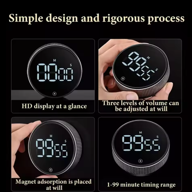 Digital Magnetic Kitchen Timer 99 Minutes | Stornfield