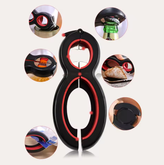 6-in-1 kitchen opener for bottles & jars | Stornfield