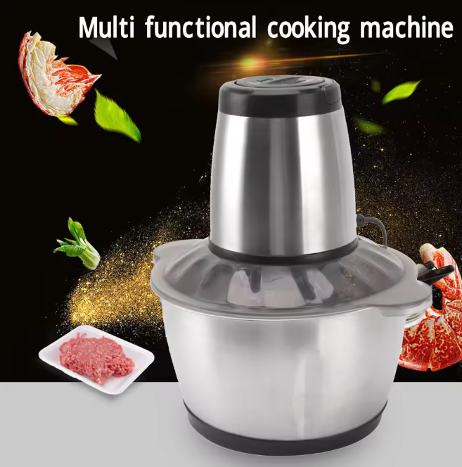 Electric Chopper 2L Stainless Steel | Stornfield