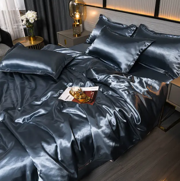 Luxurious Cooling Ice Silk Bedding Set | Stornfield