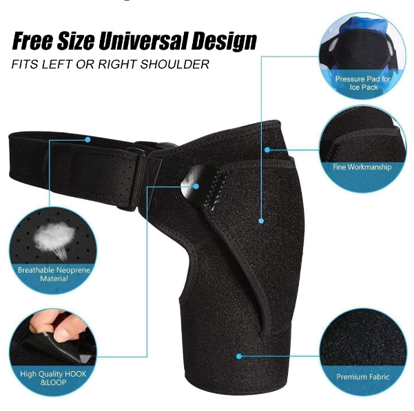 Stornfield | Shoulder support, compression sleeve, alleviates pain, dislocations and injuries