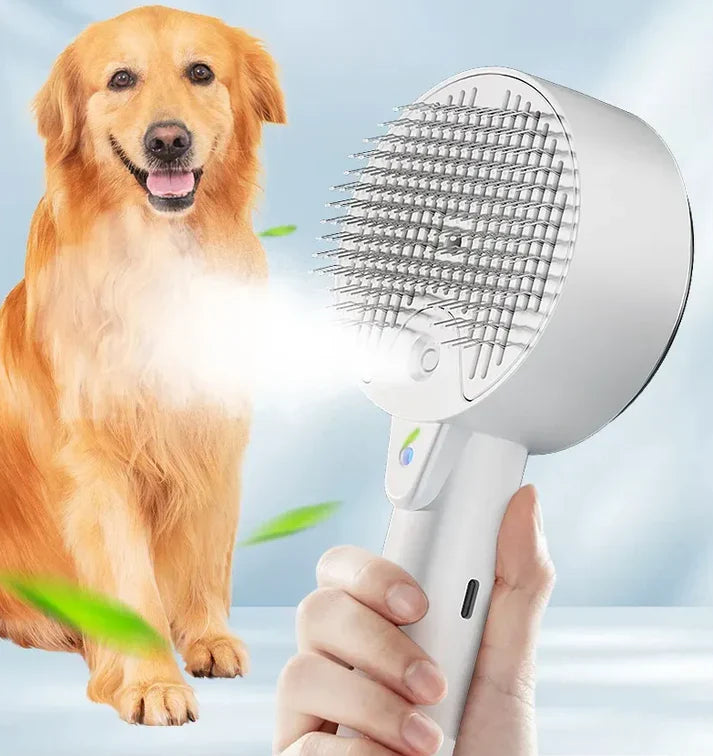 3-in-1 Stornfield Electric Spray Massage Comb for Grooming Dogs & Cats