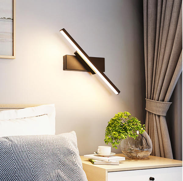 Stornfield | LumaTwist Rotating Wall Sconce for Bedroom | Modern LED Design | Adjustable | Ambient Light