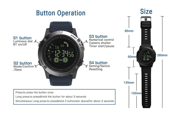 Stornfield | Invincible Military Smart T Watch